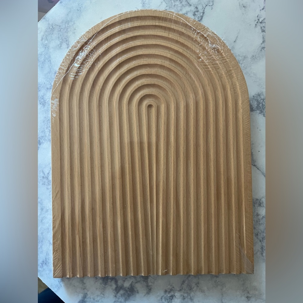 New Arch design tray wooden decorative servings tray cutting charcuterie board - Picture 12 of 13